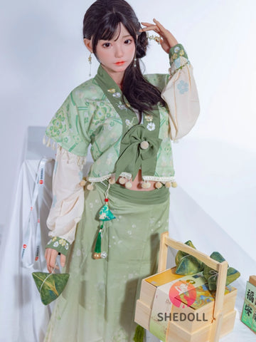F6008—158cm/5ft2-47kg C Cup Asian ROS Silicone Sex Doll | SHEDOLL