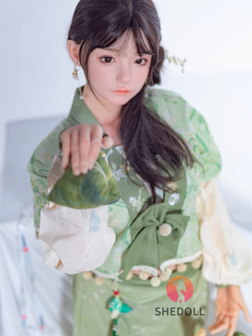 F6008—158cm/5ft2-47kg C Cup Asian ROS Silicone Sex Doll | SHEDOLL