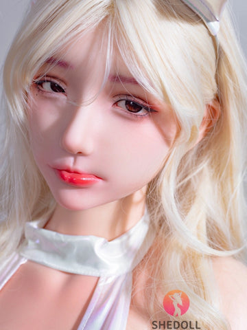 F6028—163cm/5ft4-51kg H Cup Asian ROS Silicone Sex Doll | SHEDOLL