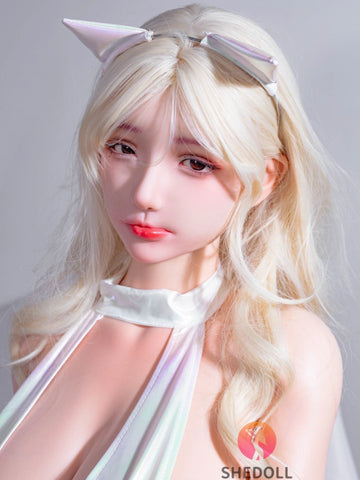F6028—163cm/5ft4-51kg H Cup Asian ROS Silicone Sex Doll | SHEDOLL