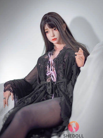 F6048—165cm/5ft4-56kg E Cup Asian ROS Silicone Sex Doll | SHEDOLL