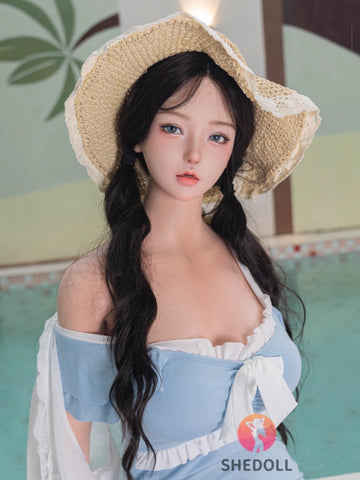 F6049—165cm/5ft4-56kg E Cup Asian ROS Silicone Sex Doll | SHEDOLL