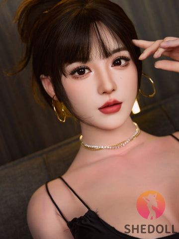 F6050—165cm/5ft4-56kg E Cup Asian ROS Silicone Sex Doll | SHEDOLL
