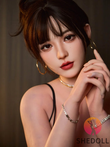 F6050—165cm/5ft4-56kg E Cup Asian ROS Silicone Sex Doll | SHEDOLL