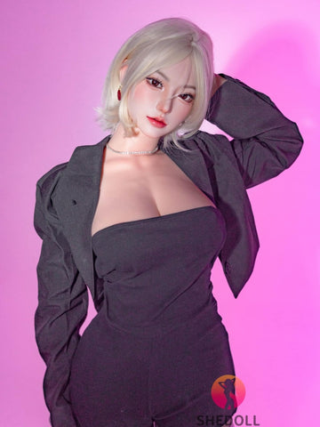 F6056—168cm/5ft5-47kg D Cup Asian Silicone Sex Doll | SHEDOLL