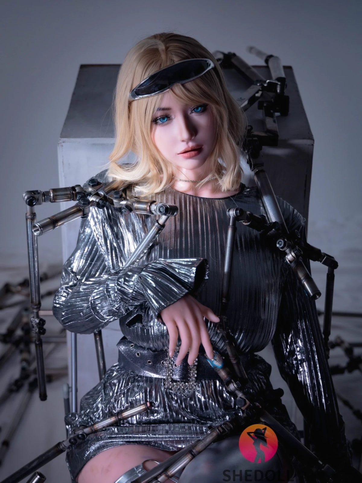 F6030—163cm/5ft4-43kg H Cup Asian ROS Silicone Head TPE Body Sex Doll | SHEDOLL