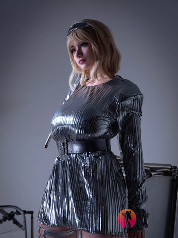 F6030—163cm/5ft4-43kg H Cup Asian ROS Silicone Head TPE Body Sex Doll | SHEDOLL