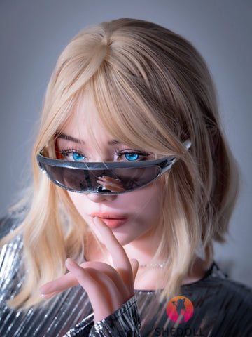 F6030—163cm/5ft4-43kg H Cup Asian ROS Silicone Head TPE Body Sex Doll | SHEDOLL