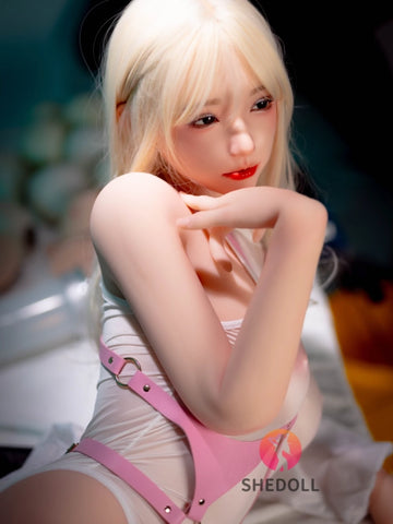 F6013—158cm/5ft2-38kg C Cup Asian ROS Silicone Head TPE Body Sex Doll | SHEDOLL
