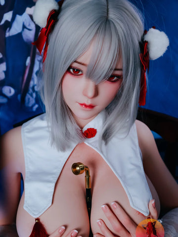 F6029—163cm/5ft4-51kg H Cup Asian Silicone Sex Doll | SHEDOLL