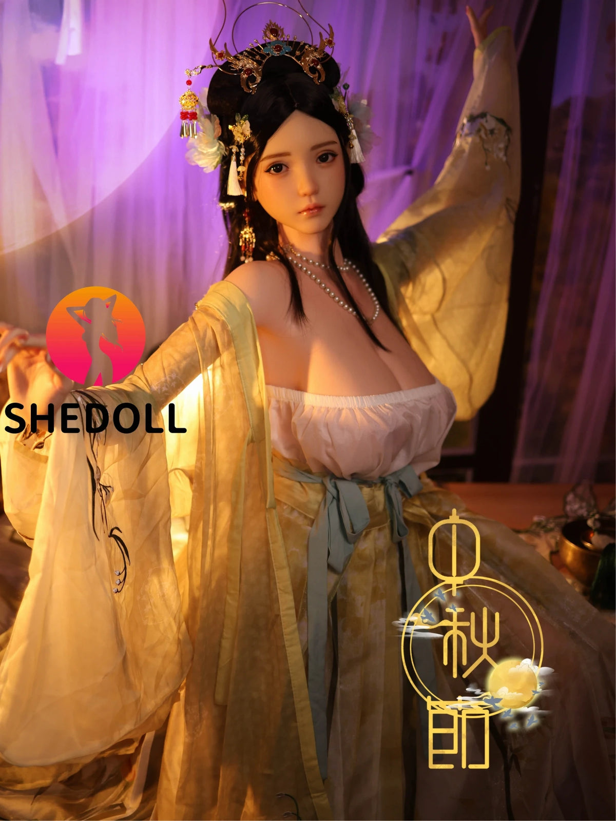 F6031—163cm/5ft4-51kg H Cup Asian Silicone Sex Doll | SHEDOLL