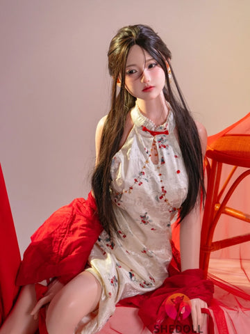 F6083—168cm/5ft5-47kg D Cup Asian ROS Silicone Sex Doll | SHEDOLL