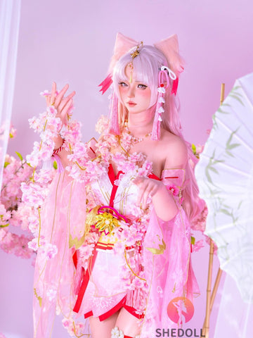 F6058—168cm/5ft5-47kg D Cup Asian ROS Silicone Sex Doll | SHEDOLL