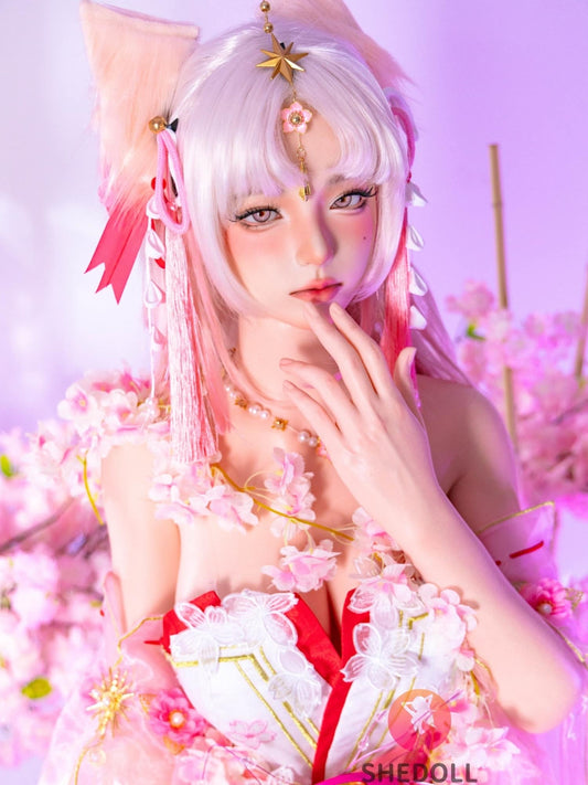 F6058—168cm/5ft5-47kg D Cup Asian ROS Silicone Sex Doll | SHEDOLL