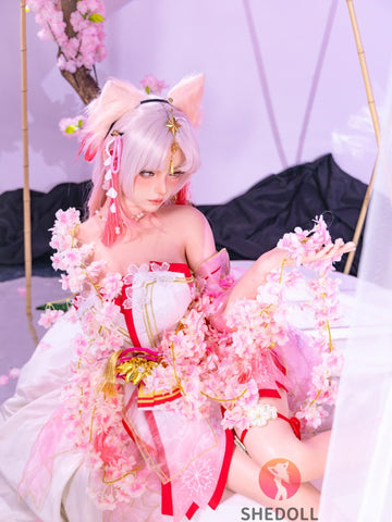 F6058—168cm/5ft5-47kg D Cup Asian ROS Silicone Sex Doll | SHEDOLL