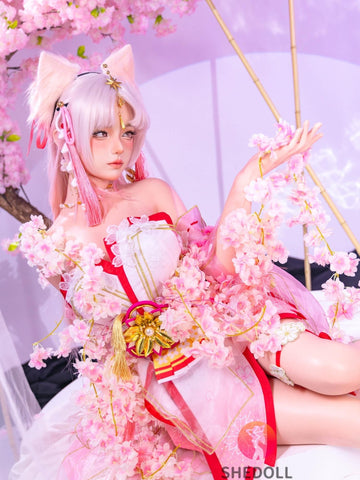 F6058—168cm/5ft5-47kg D Cup Asian ROS Silicone Sex Doll | SHEDOLL