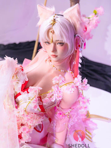 F6058—168cm/5ft5-47kg D Cup Asian ROS Silicone Sex Doll | SHEDOLL