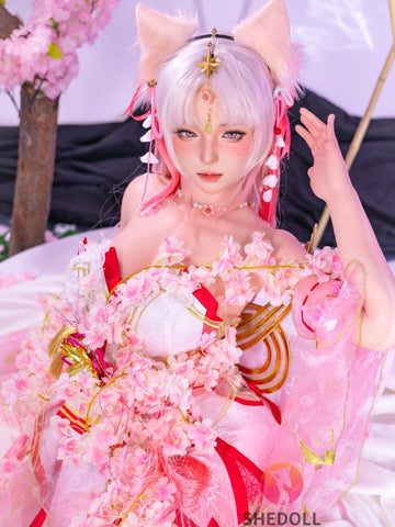 F6058—168cm/5ft5-47kg D Cup Asian ROS Silicone Sex Doll | SHEDOLL