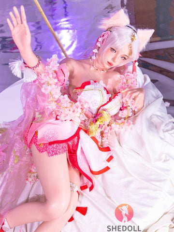 F6058—168cm/5ft5-47kg D Cup Asian ROS Silicone Sex Doll | SHEDOLL