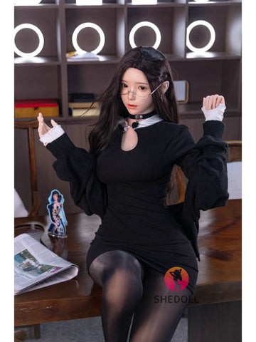 F6085—170cm/5ft6-48kg E Cup Realistic Asian Beauty Sex Doll for Ultimate Pleasure Silicone Head TPE Body Sex Doll | SHEDOLL