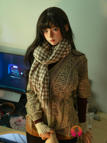F6092—170cm/5ft6-48kg E Cup Asian ROS Silicone Head TPE Body Sex Doll | SHEDOLL