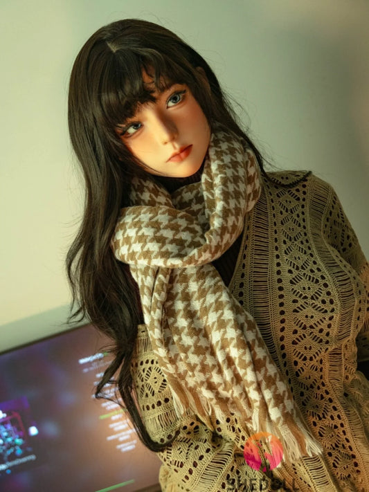 F6092—170cm/5ft6-48kg E Cup Asian ROS Silicone Head TPE Body Sex Doll | SHEDOLL