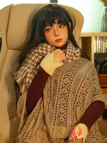F6092—170cm/5ft6-48kg E Cup Asian ROS Silicone Head TPE Body Sex Doll | SHEDOLL