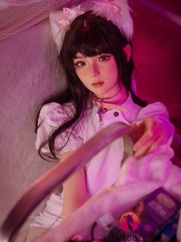 F6059—168cm/5ft5-47kg D Cup Asian ROS Silicone Real Skin Texture Sex Doll | SHEDOLL