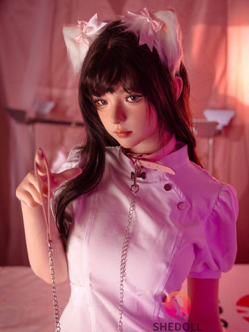 F6059—168cm/5ft5-47kg D Cup Asian ROS Silicone Real Skin Texture Sex Doll | SHEDOLL