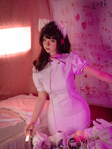 F6059—168cm/5ft5-47kg D Cup Asian ROS Silicone Real Skin Texture Sex Doll | SHEDOLL