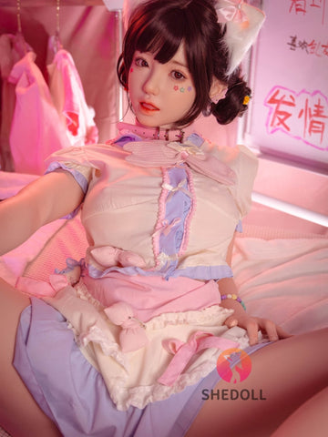 F6060—168cm/5ft5-47kg D Cup Asian ROS Silicone Real Skin Texture Sex Doll | SHEDOLL