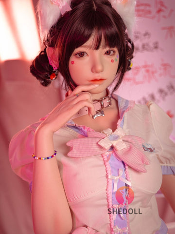 F6060—168cm/5ft5-47kg D Cup Asian ROS Silicone Real Skin Texture Sex Doll | SHEDOLL