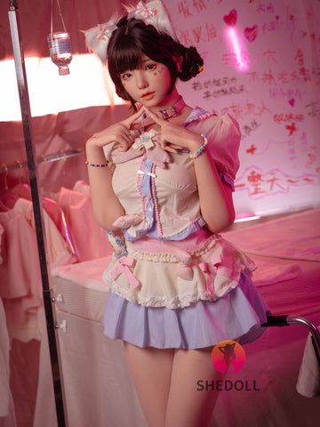 F6060—168cm/5ft5-47kg D Cup Asian ROS Silicone Real Skin Texture Sex Doll | SHEDOLL