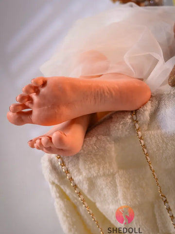 V337-1.98lbs Lightweight Realistic Silicone Feet Sex Toy for Foot Fetish Lovers｜SHEDOLL