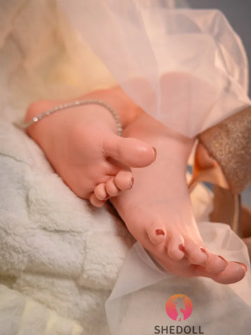 V337-1.98lbs Lightweight Realistic Silicone Feet Sex Toy for Foot Fetish Lovers｜SHEDOLL