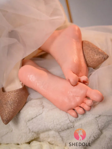 V337-1.98lbs Lightweight Realistic Silicone Feet Sex Toy for Foot Fetish Lovers｜SHEDOLL