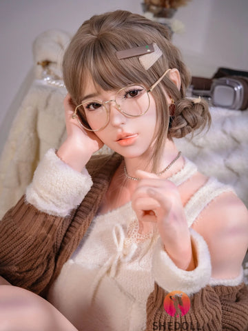 F6086—170cm/5ft6-57kg E Cup Asian ROS Silicone Sex Doll | SHEDOLL