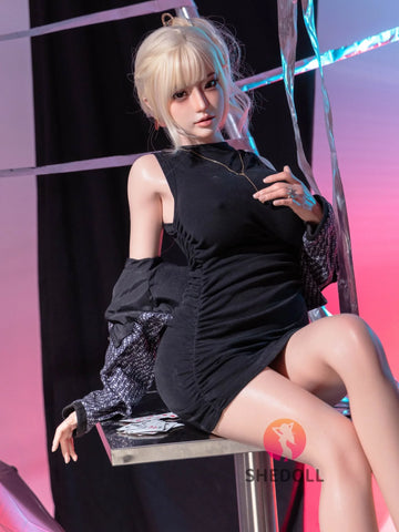 F6032—163cm/5ft4-51kg H Cup Asian Realistic Silicone Sex Doll | SHEDOLL