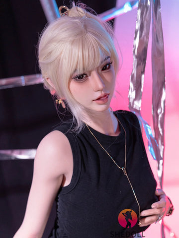 F6032—163cm/5ft4-51kg H Cup Asian Realistic Silicone Sex Doll | SHEDOLL