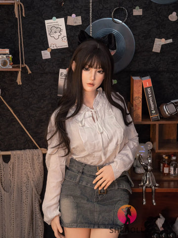 F6052—158cm/5ft2-47kg C Cup Asian Silicone Sex Doll | SHEDOLL