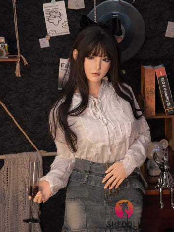 F6052—158cm/5ft2-47kg C Cup Asian Silicone Sex Doll | SHEDOLL