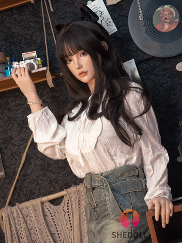 F6052—158cm/5ft2-47kg C Cup Asian Silicone Sex Doll | SHEDOLL