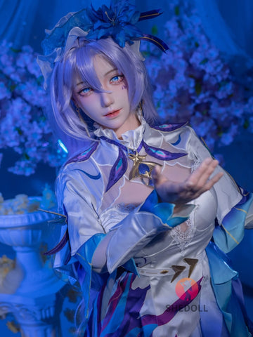 F6053—163cm/5ft4-51kg H Cup Asian ROS Silicone Sex Doll | SHEDOLL