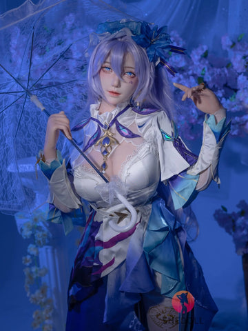 F6053—163cm/5ft4-51kg H Cup Asian ROS Silicone Sex Doll | SHEDOLL