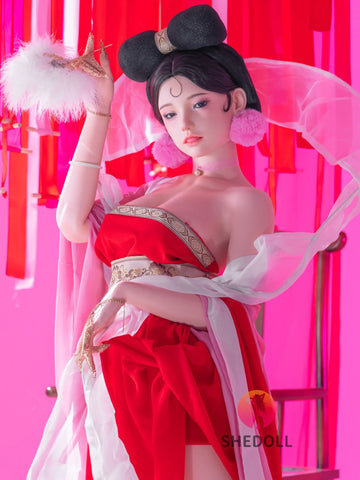 F6069—168cm/5ft5-47kg D Cup Asian ROS Silicone Sex Doll | SHEDOLL