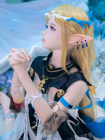 F6090—152cm/5ft-38kg A Cup ROS Flat Chest Silicone Sex Doll Anime - SHEDOLL