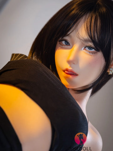 F6091—152cm/5ft-38kg A Cup Asian ROS Small Breast Silicone Sex Doll | SHEDOLL