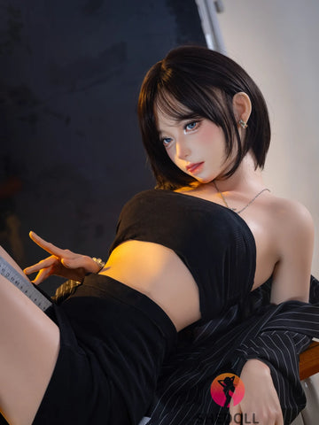 F6091—152cm/5ft-38kg A Cup Asian ROS Small Breast Silicone Sex Doll | SHEDOLL