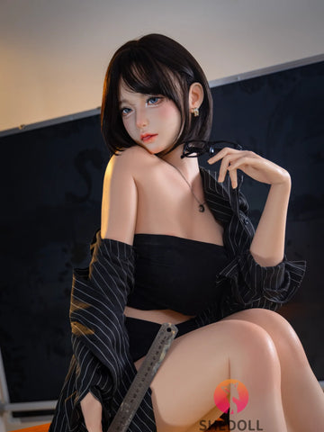 F6091—152cm/5ft-38kg A Cup Asian ROS Small Breast Silicone Sex Doll | SHEDOLL