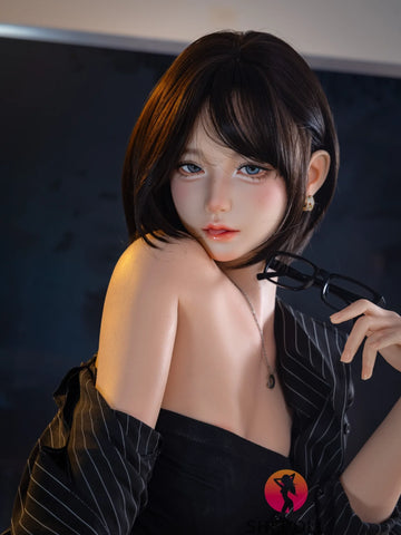 F6091—152cm/5ft-38kg A Cup Asian ROS Small Breast Silicone Sex Doll | SHEDOLL